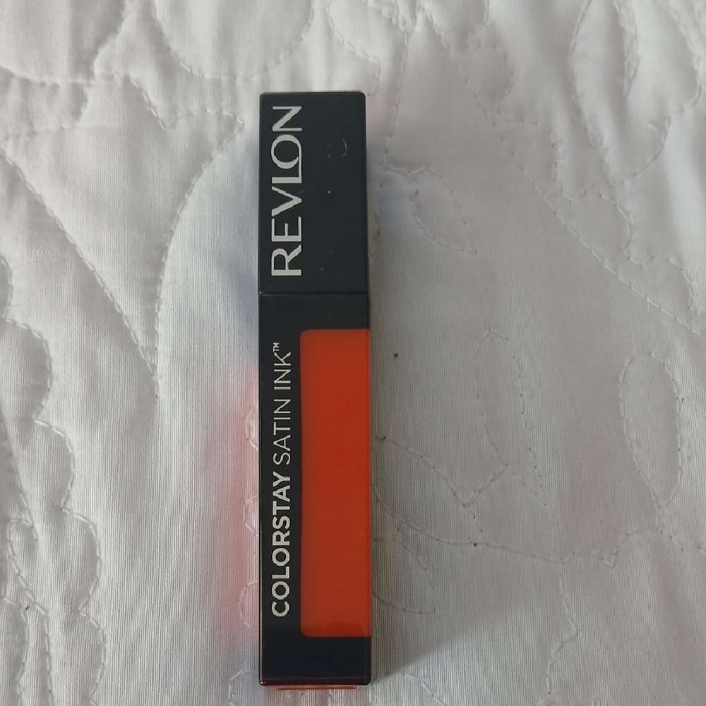 Revlon Satin Ink Lip Color in Bold Orange
